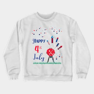 Happy 4th of July Crewneck Sweatshirt